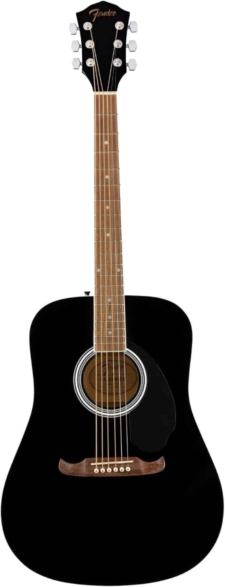 Test Fender FA-125 : guitare acoustique noire avec sac de transport