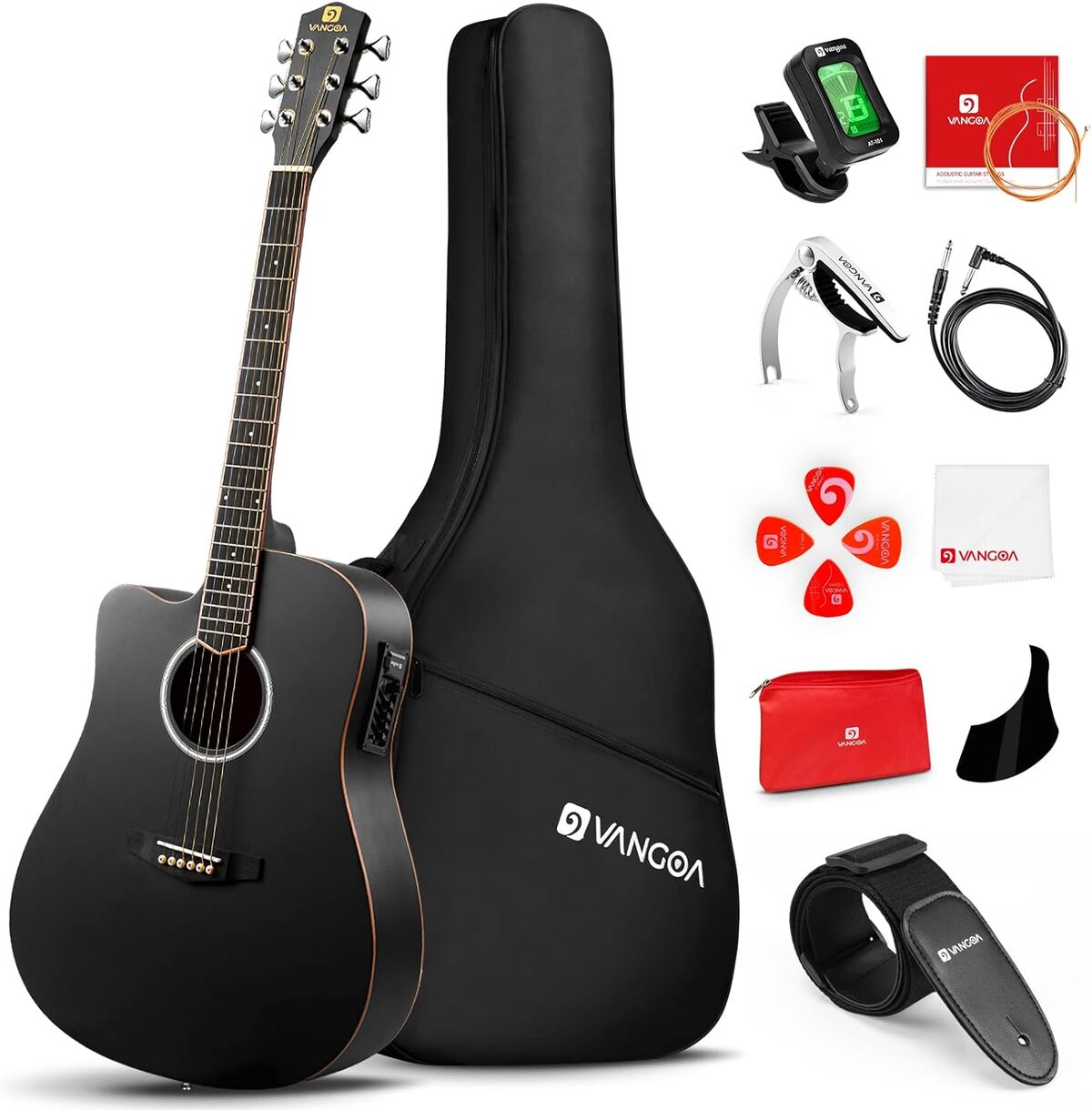 Test : guitare Vangoa 4/4 pour gauchers