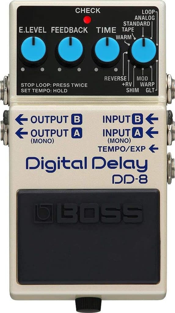 Test : performance sonore de la pédale Digital Delay DD-8 BOSS