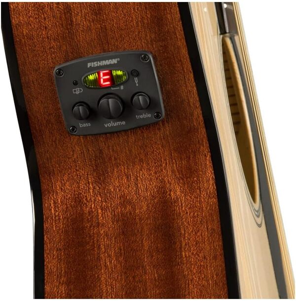 Fender CC-60SCE, Guitare Electro Acoustique Concert, Naturel, Inclus des Cours Virtuels Gratuits sur Fender Play