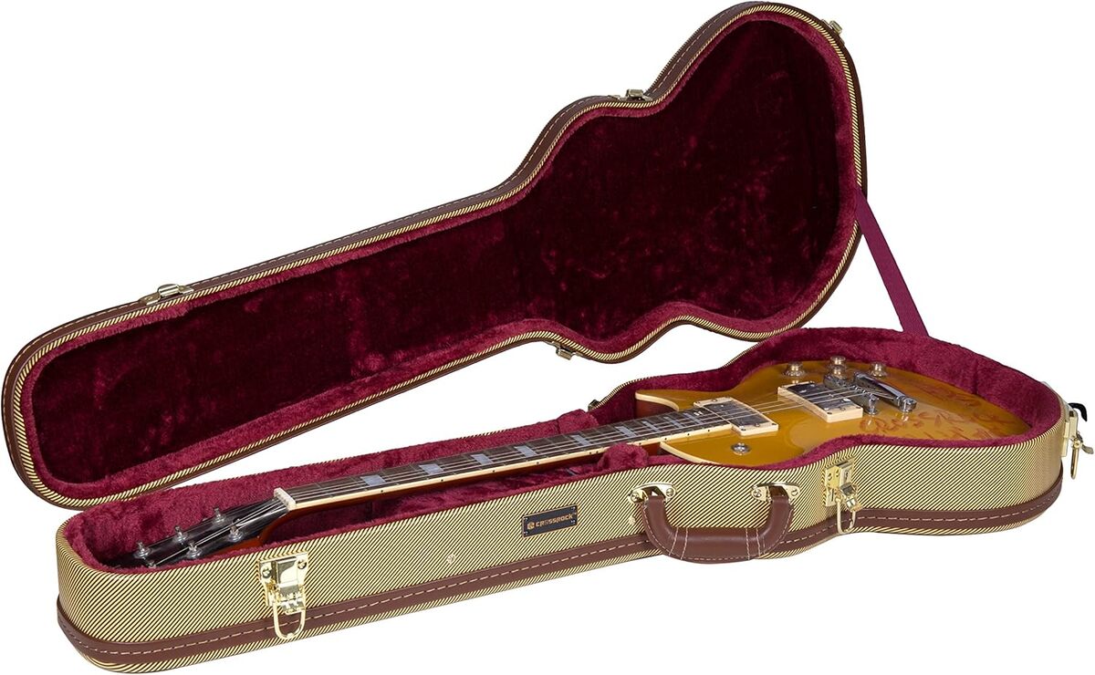 Test de l'étui Crossrock CRW620LTW pour guitares Les Paul
