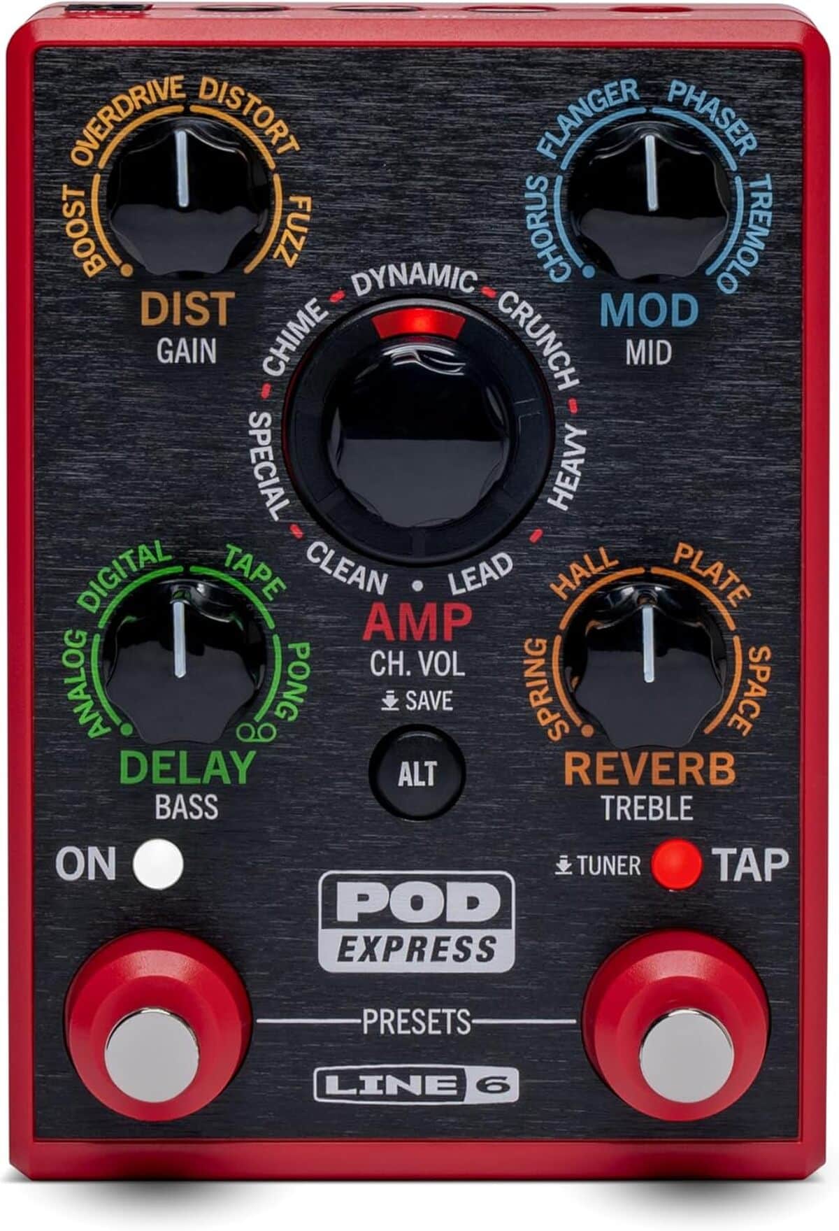 Test : line 6 POD Express Guitar, processeur d'effets ultra-portable
