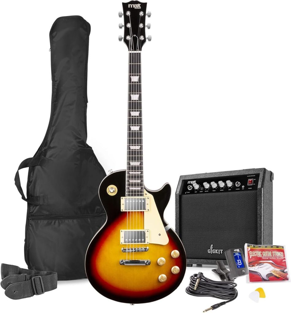 Test Max Pack guitare électrique LP : kit complet pour débuter en force