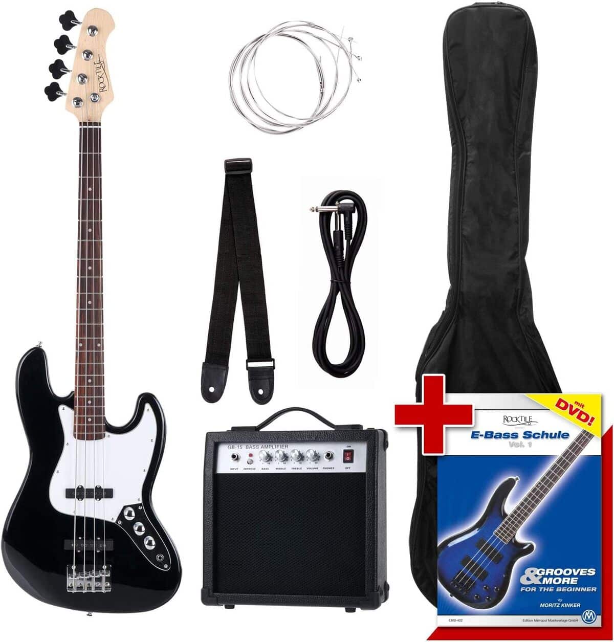 Test : rocktile Groovers Pack JB pour basse électrique black