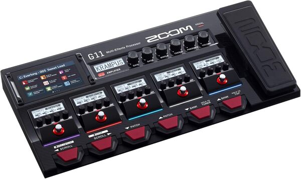 Zoom - G11 - pédalier multieffets avec réponses impulsionnelles - écran tactile - interface audio