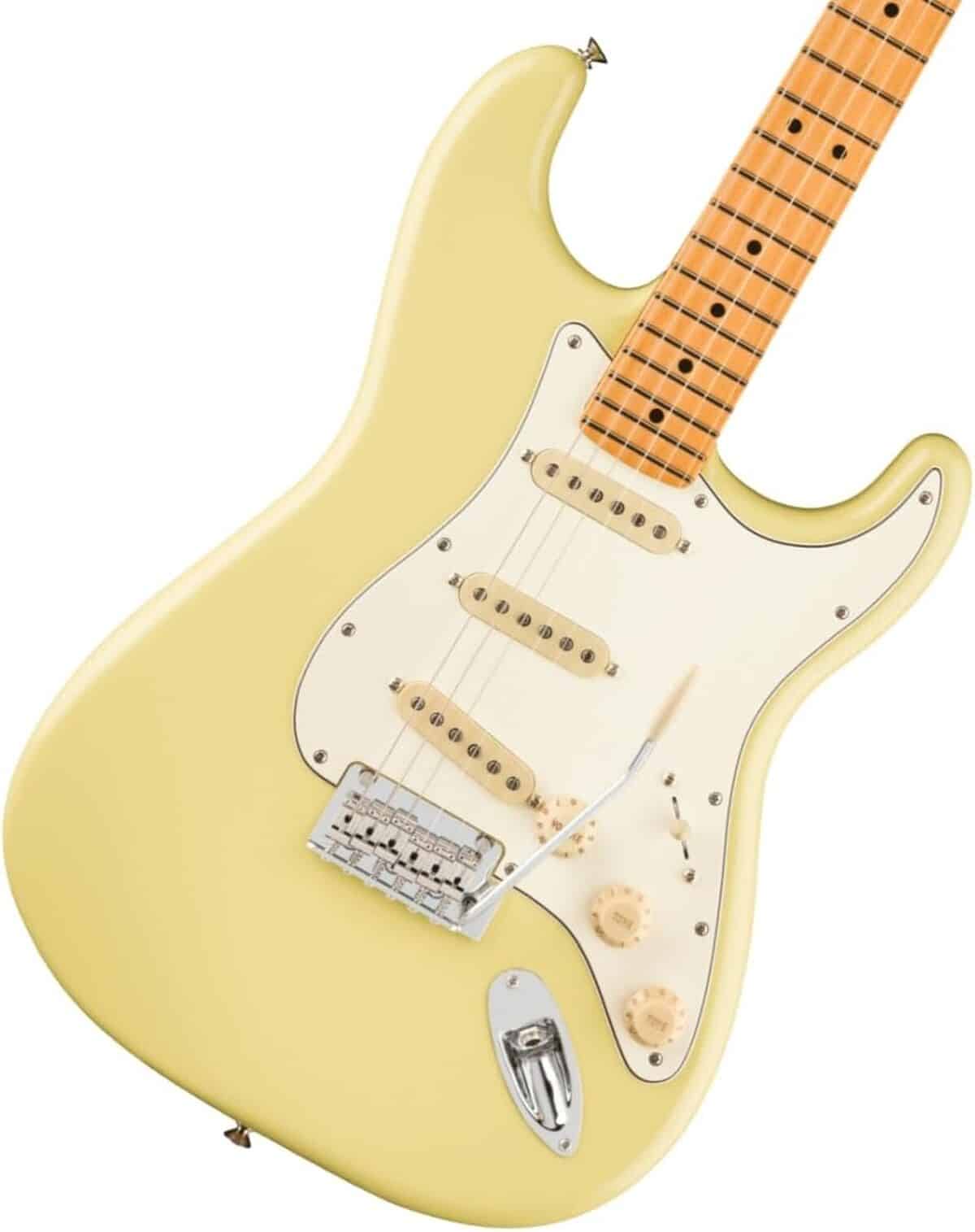 Test de la Fender Player II Stratocaster jaune Hialeah guitare électrique