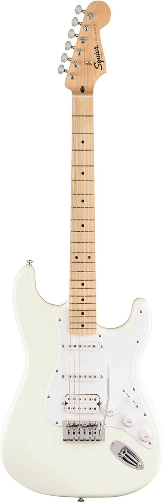 Test de la guitare FSR Squier Sonic Stratocaster HSS Arctic White