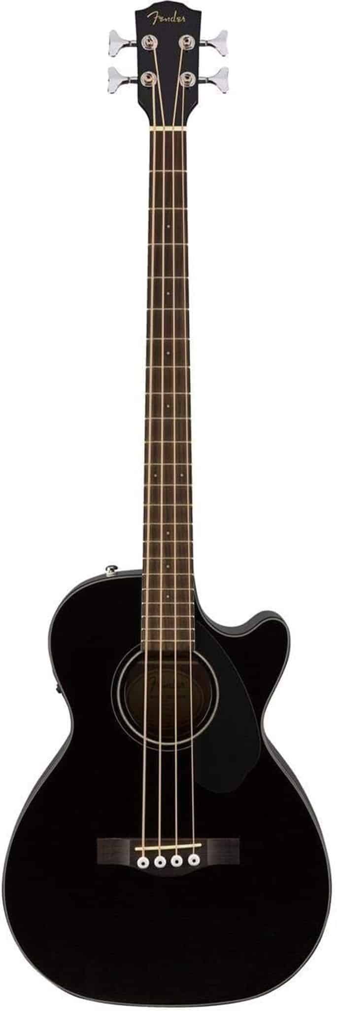 Test Fender CB-60SCE : basse acoustique noire avec cours gratuits