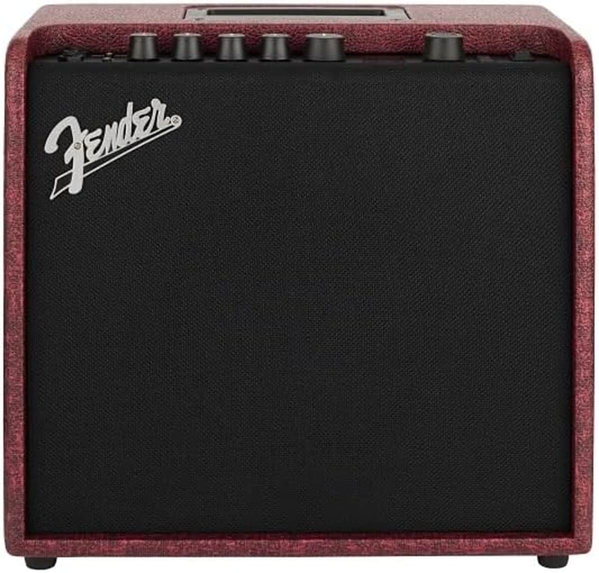 Test : fender Mustang LT25 en rouge vin - puissance et polyvalence