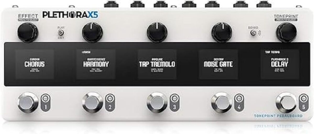 Test du pédalier multi-effets TC Electronic Plethora X5