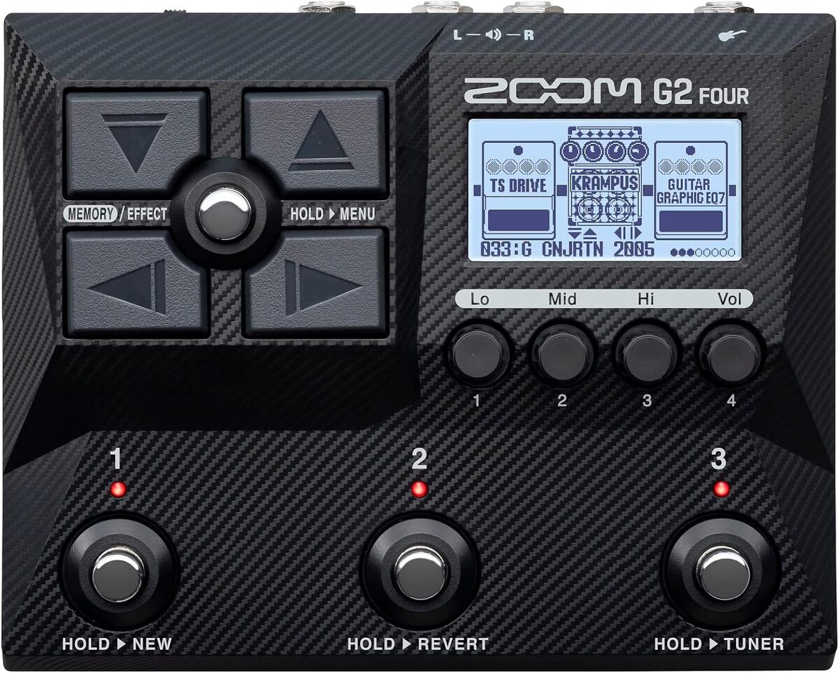 Test du pédalier Zoom G2 FOUR : multi-effets innovant