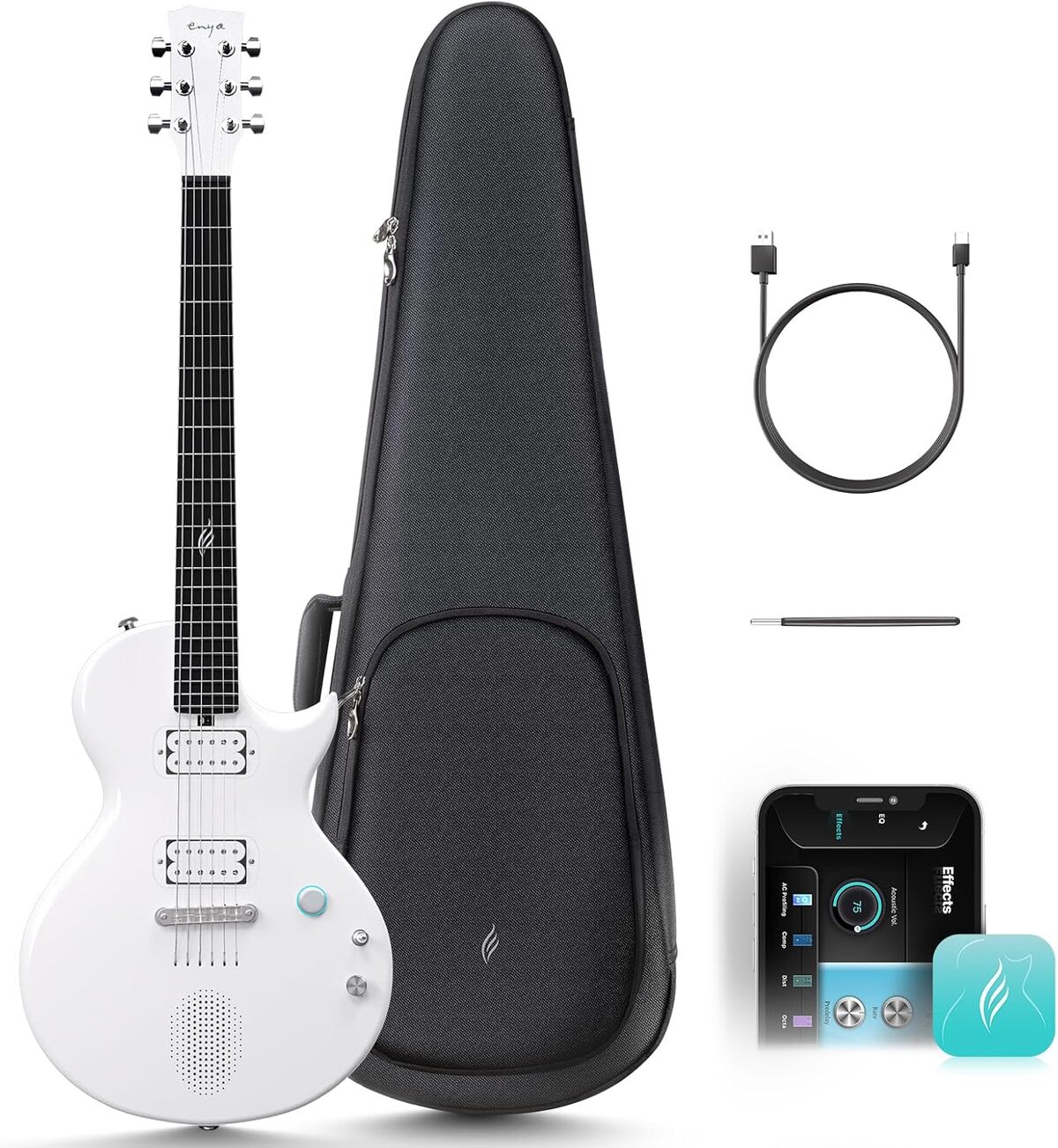 Test : enya Nova Go Sonic, guitare électrique en fibre de carbone