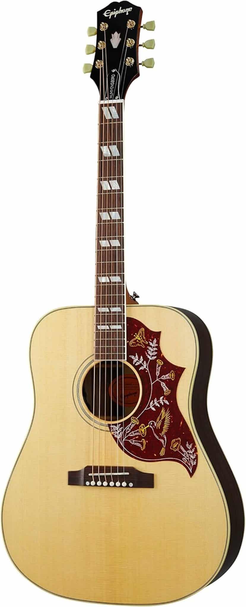 Test : epiphone Inspired by Hummingbird, la guitare acoustique antique