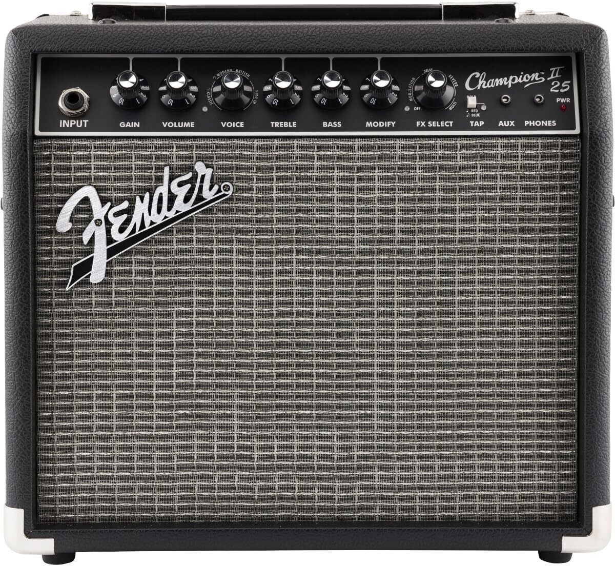 Test : fender Champion II 25, ampli combo 25W, puissance et effets améliorés