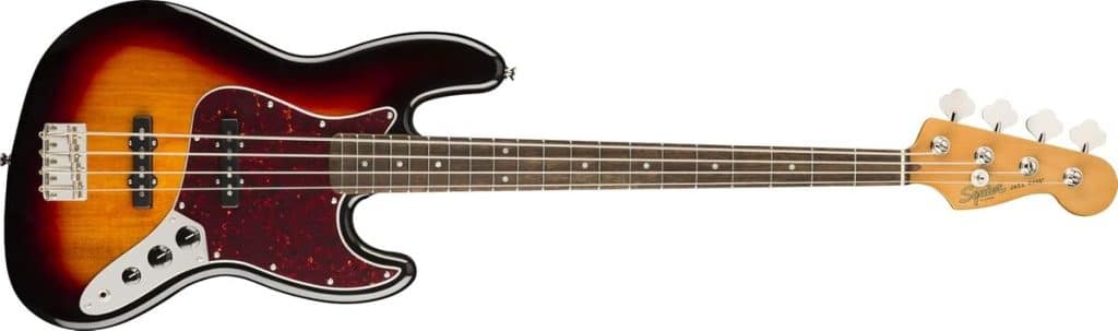 Test : squier Classic Vibe 60's Jazz Bass, touche laurier
