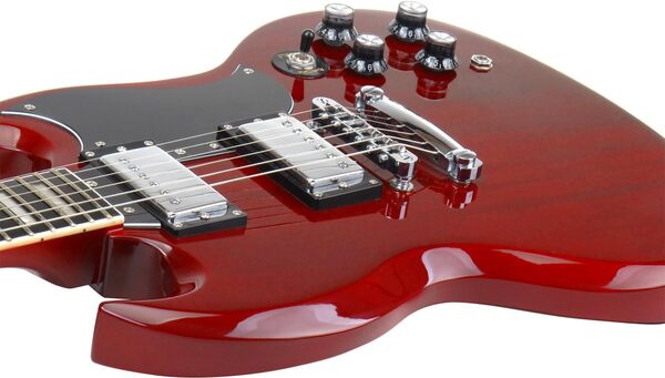 Rocktile Pro S-R guitare électrique (rouge)