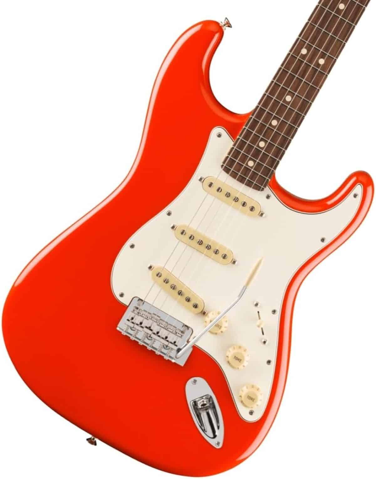 Test de la Player II Stratocaster RW Coral Red : la guitare qui allie style et performance