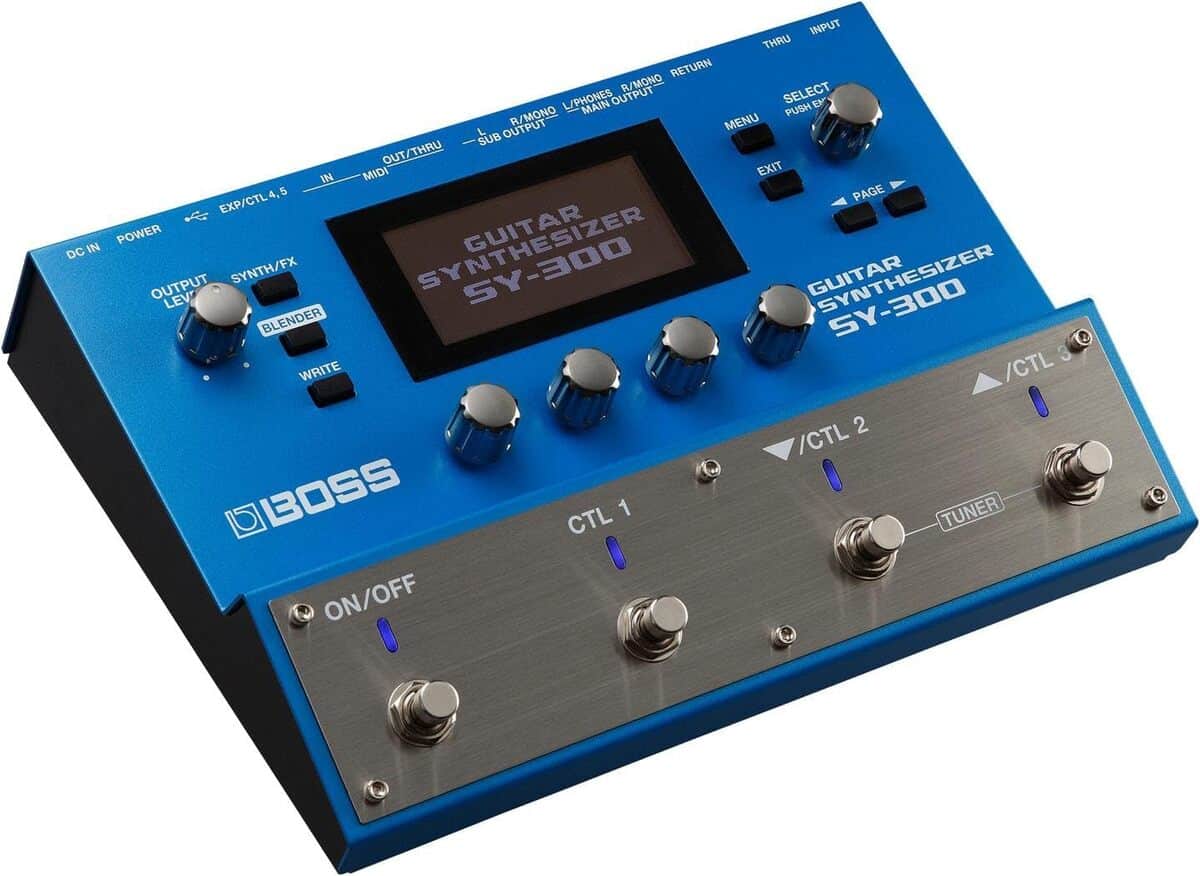 Test du pédalier Boss SY-300 : explorez des sons synthétiques pour guitare