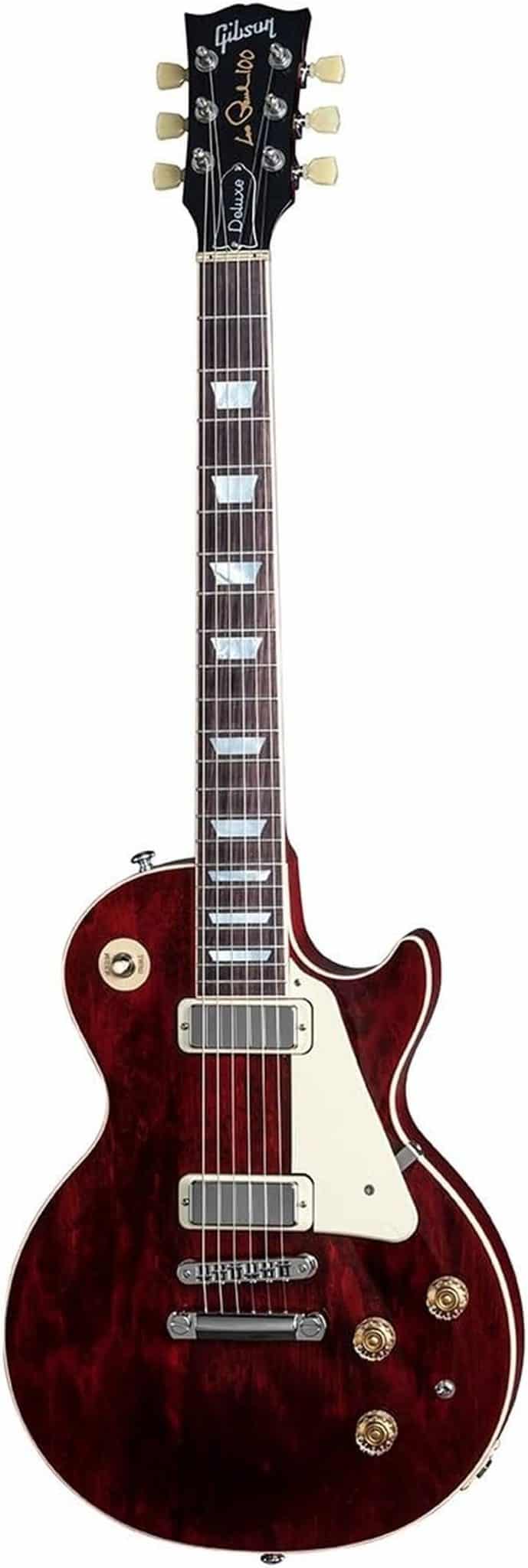 Test : gibson USA Les Paul Deluxe 2025, guitare électrique wine red