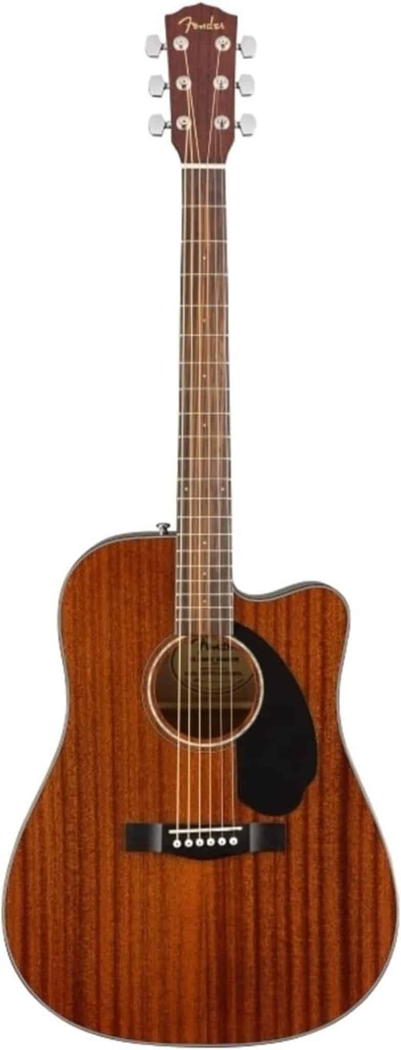 Test de la Fender CD-60SCE : acoustique électro, tout acajou