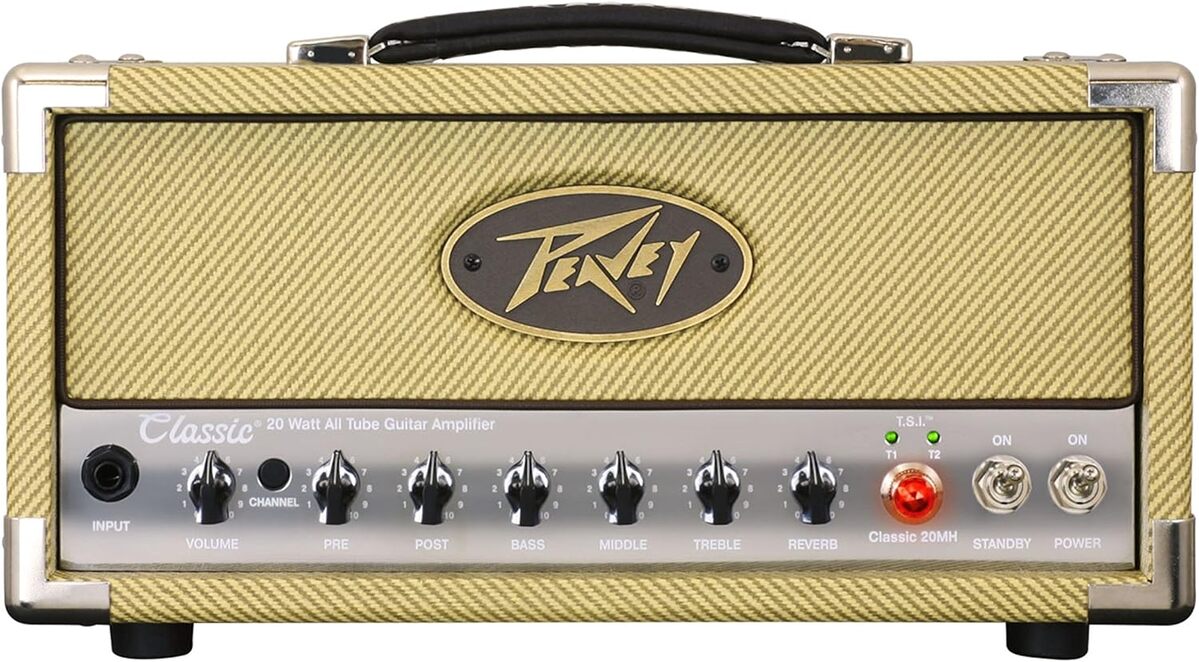 Test Peavey Classic 20 Mini Head : tête d'ampli à lampes pour guitares électriques