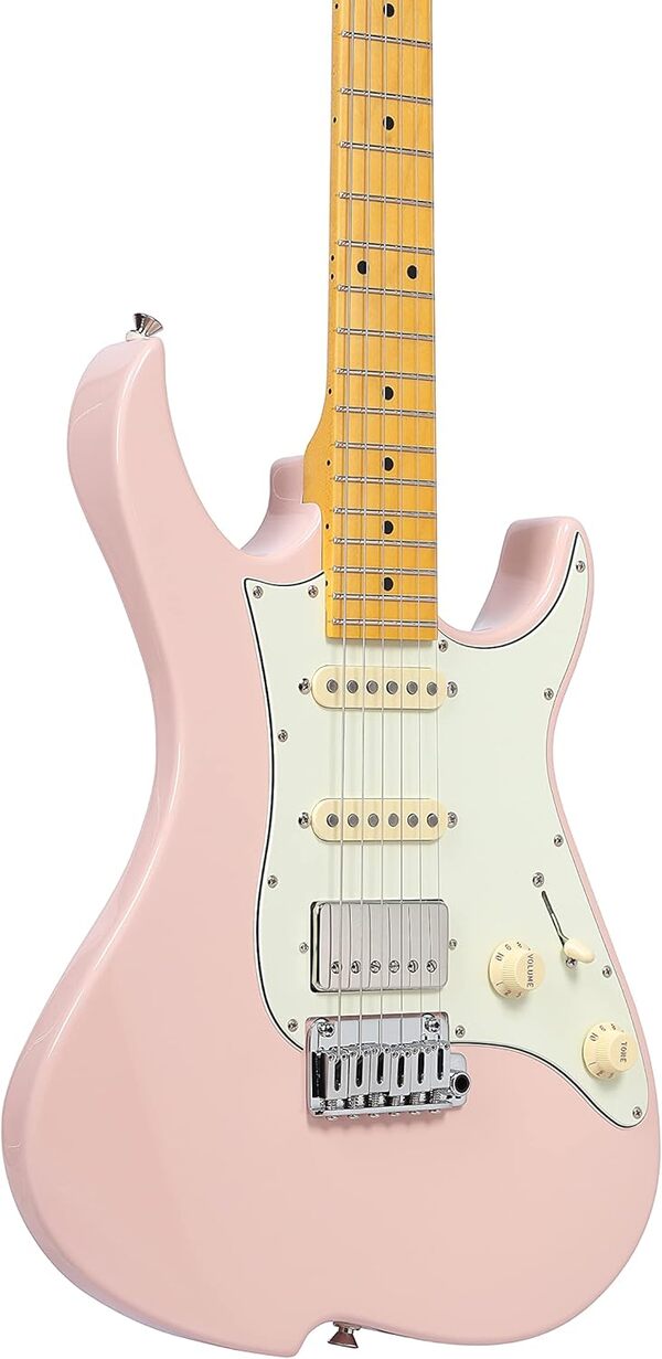 Vola Guitare électrique, OZ RV MF MC V3, Shell Pink Gloss - Touche en érable dur