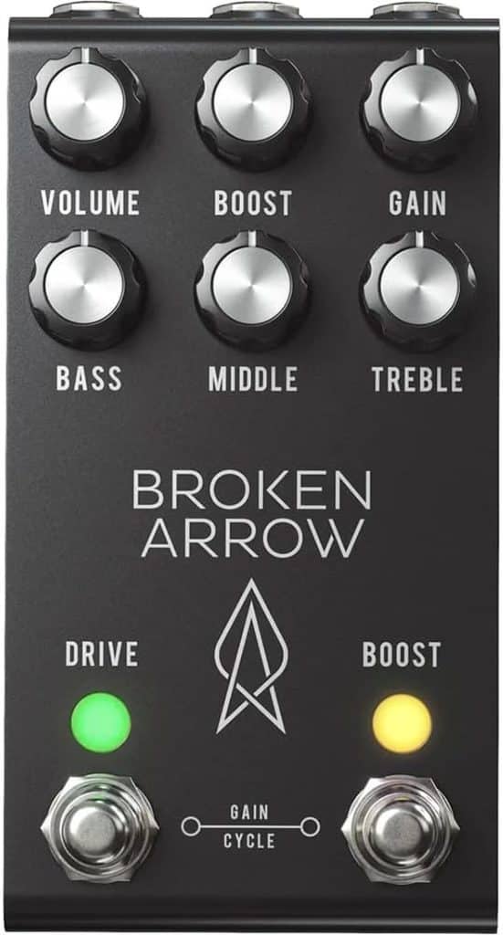 Test de la pédale Jackson Audio Broken Arrow V2 : overdrive puissant et complet