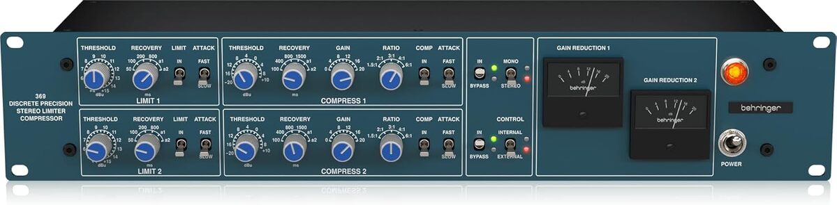 Test du compresseur stéréo Behringer Classique 2 canaux