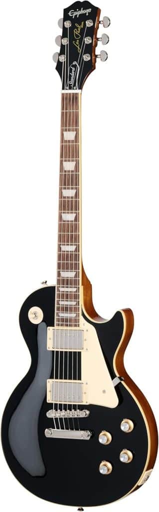 Test Epiphone Les Paul Standard 60s Ebony : guitare électrique iconique