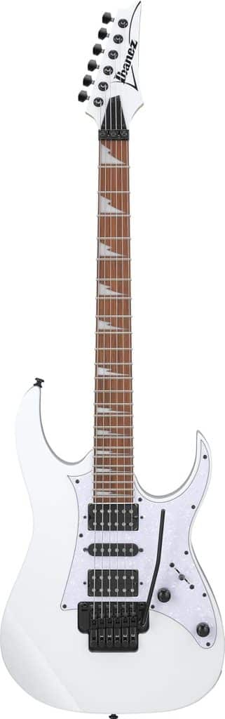 Test : guitare électrique Ibanez Standard RG450DXB-WH White