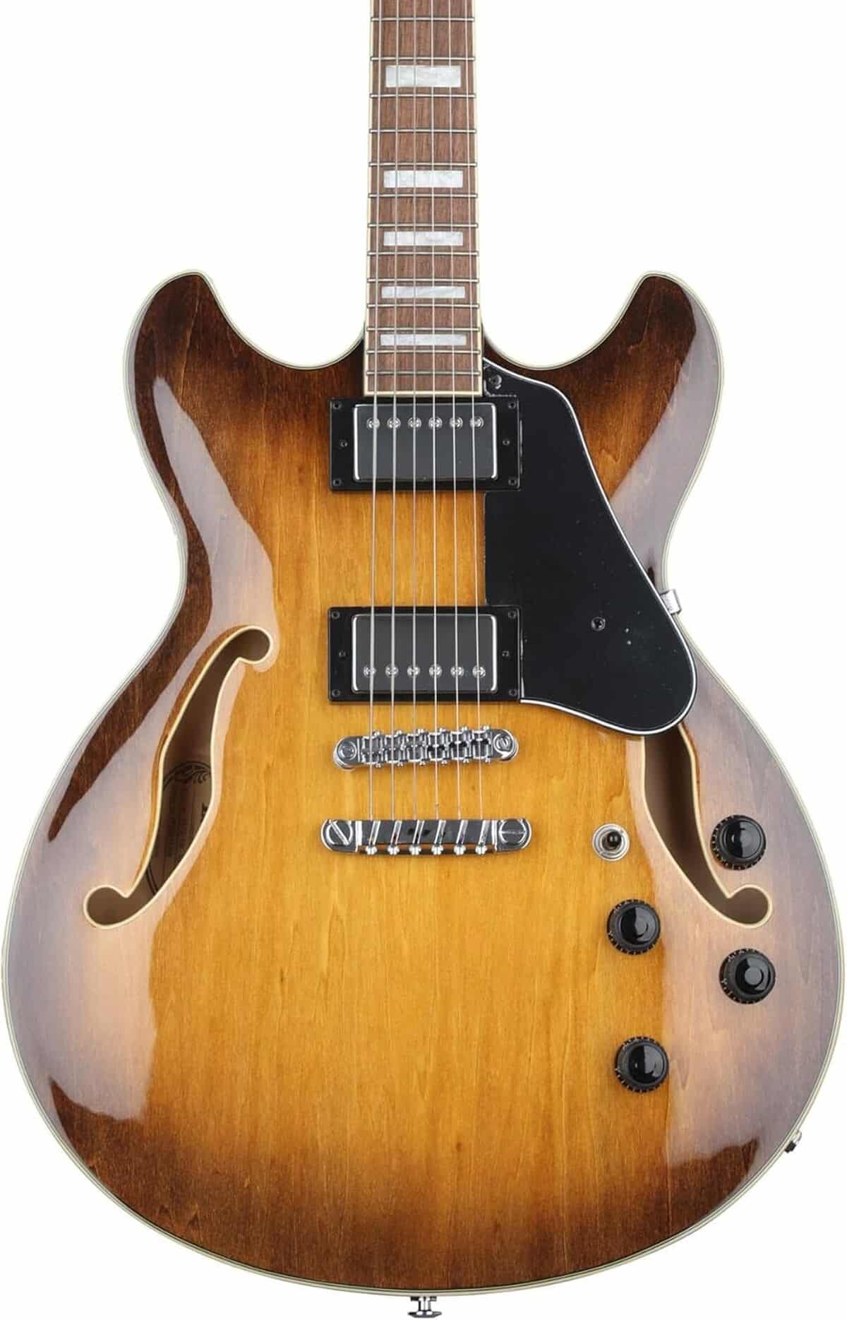 Test Ibanez AS73-TBC guitare demi-caisse marron