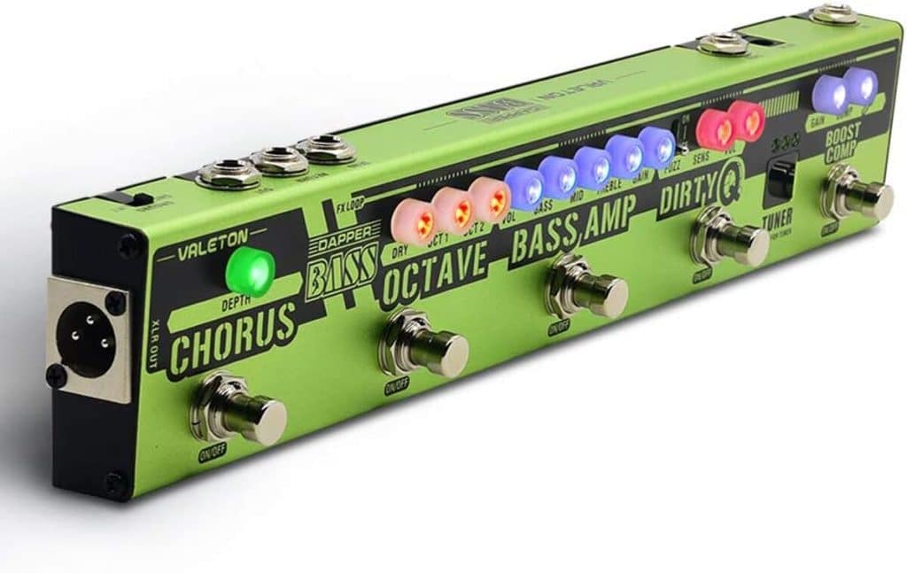 Test Valeton Dapper Bass : pédale multi-effets pour scène et studio