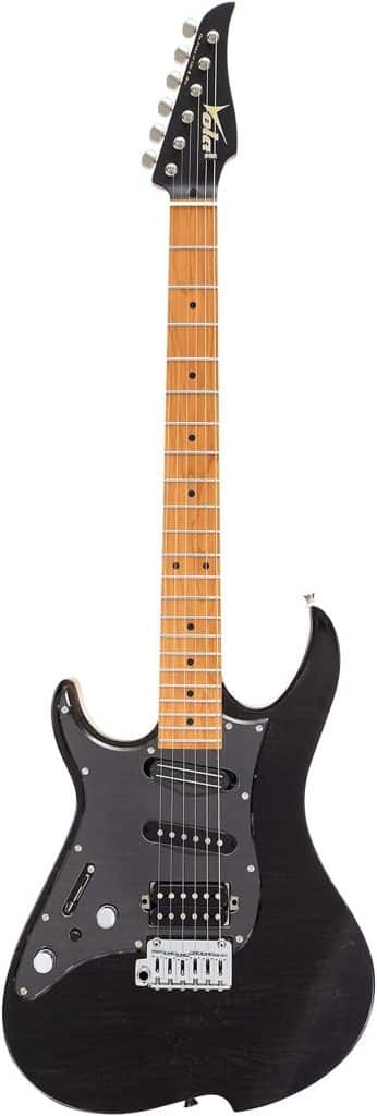 Test Vola guitare électrique OZ TNC LH charcoal black gloss