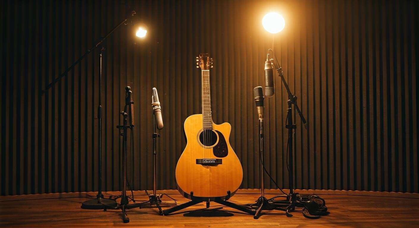Placement de micro : secrets d’une prise de son parfaite pour guitare