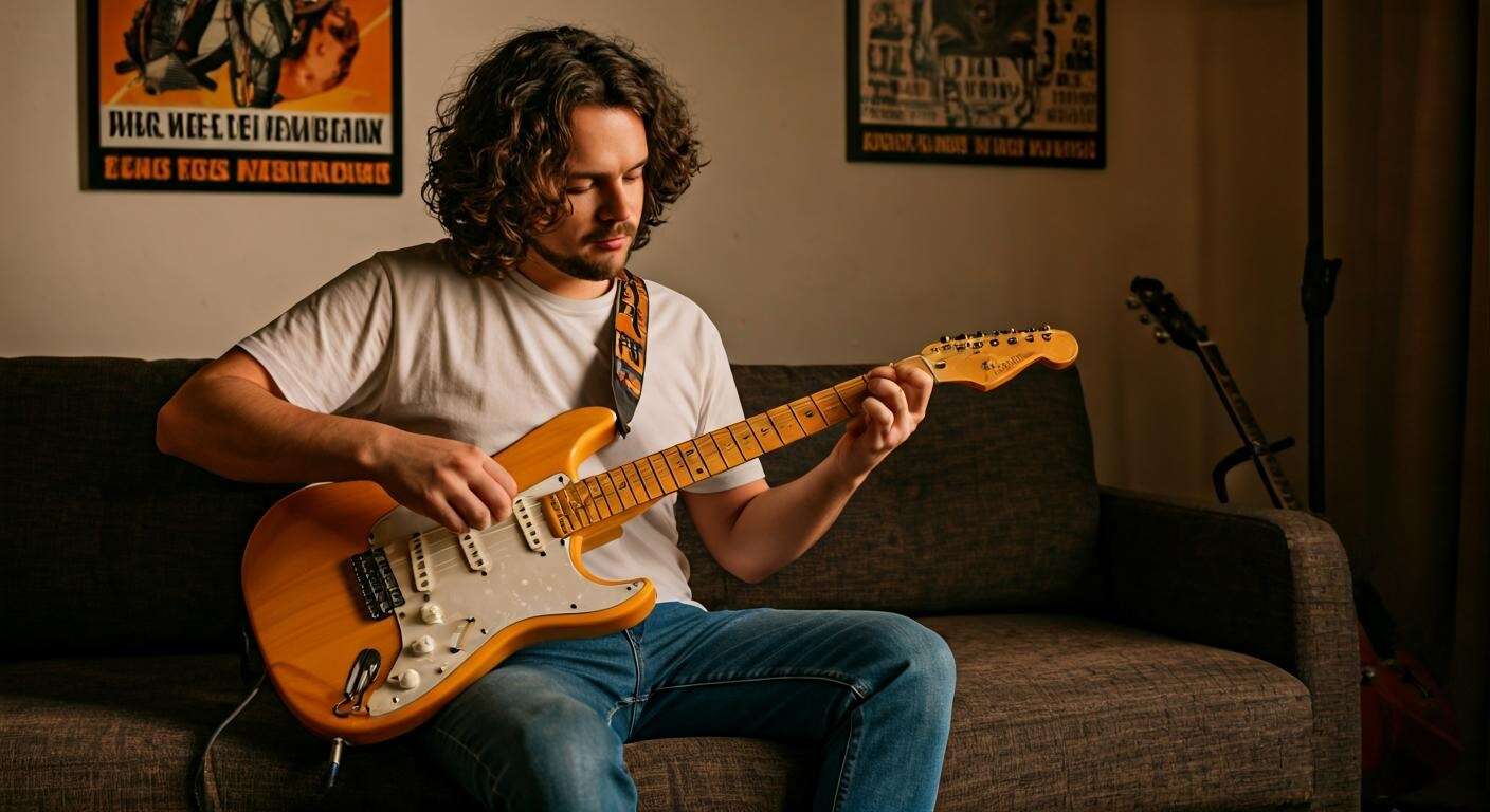 Sélection spéciale gauchers : trouver la parfaite sangle de guitare adaptée