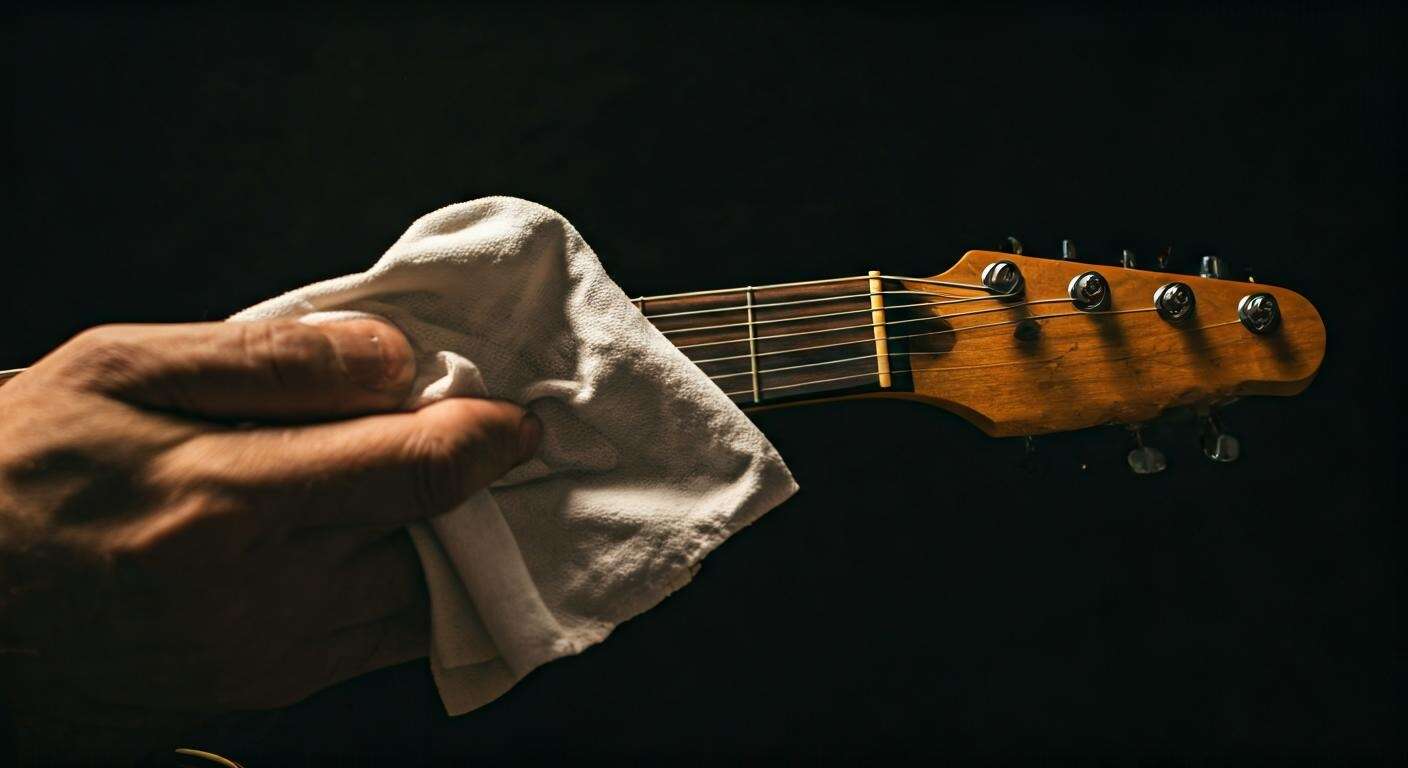 Entretien du manche de la guitare : techniques et produits adaptés