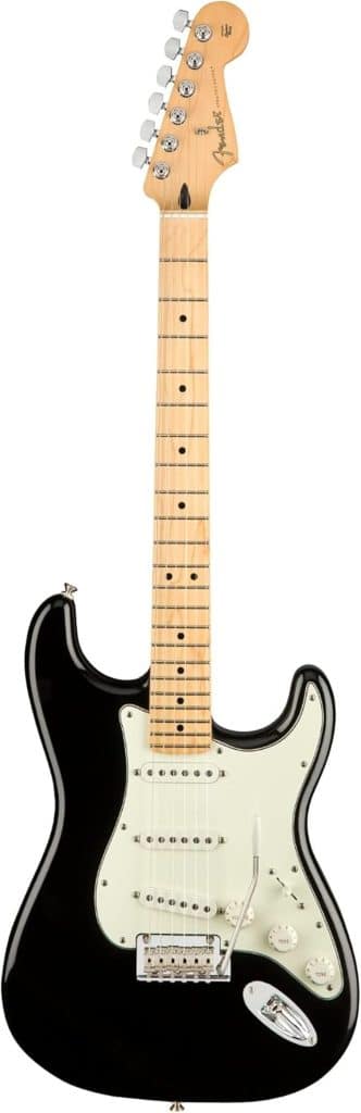 Test de la Fender Player Stratocaster noire en érable