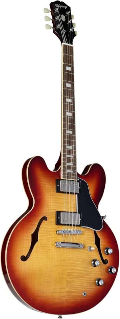 Test de la Gibson ES-335 Figured Raspberry Tea Burst