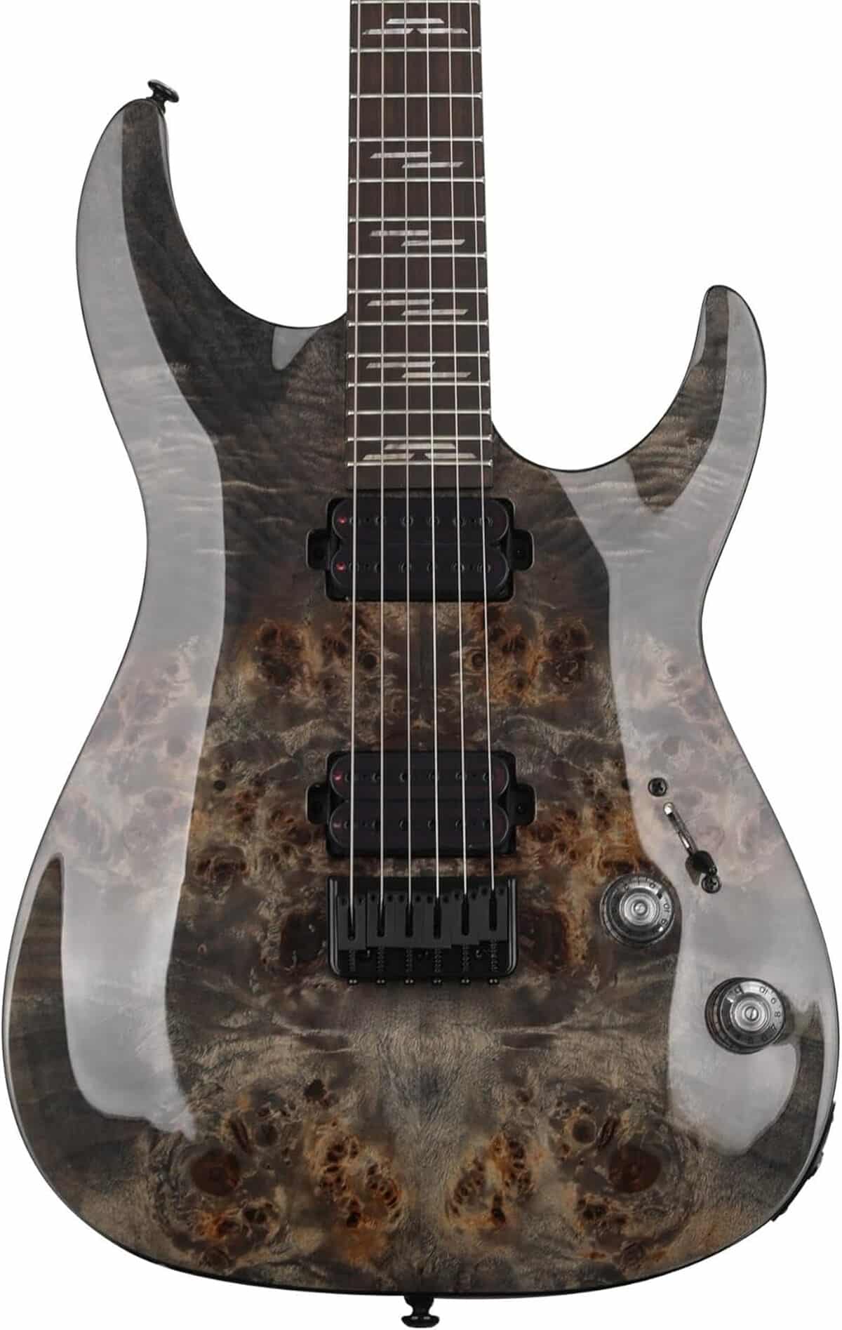 Test de la guitare électrique Schecter Omen Elite-6 Charcoal