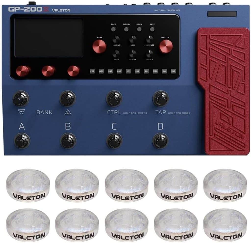 Test de la pédale Valeton GP-200X : multi-effets avancés pour guitare et basse