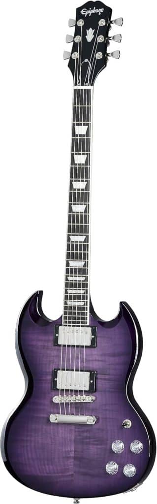 Test de la SG Modern Figured Purple Burst et de sa housse