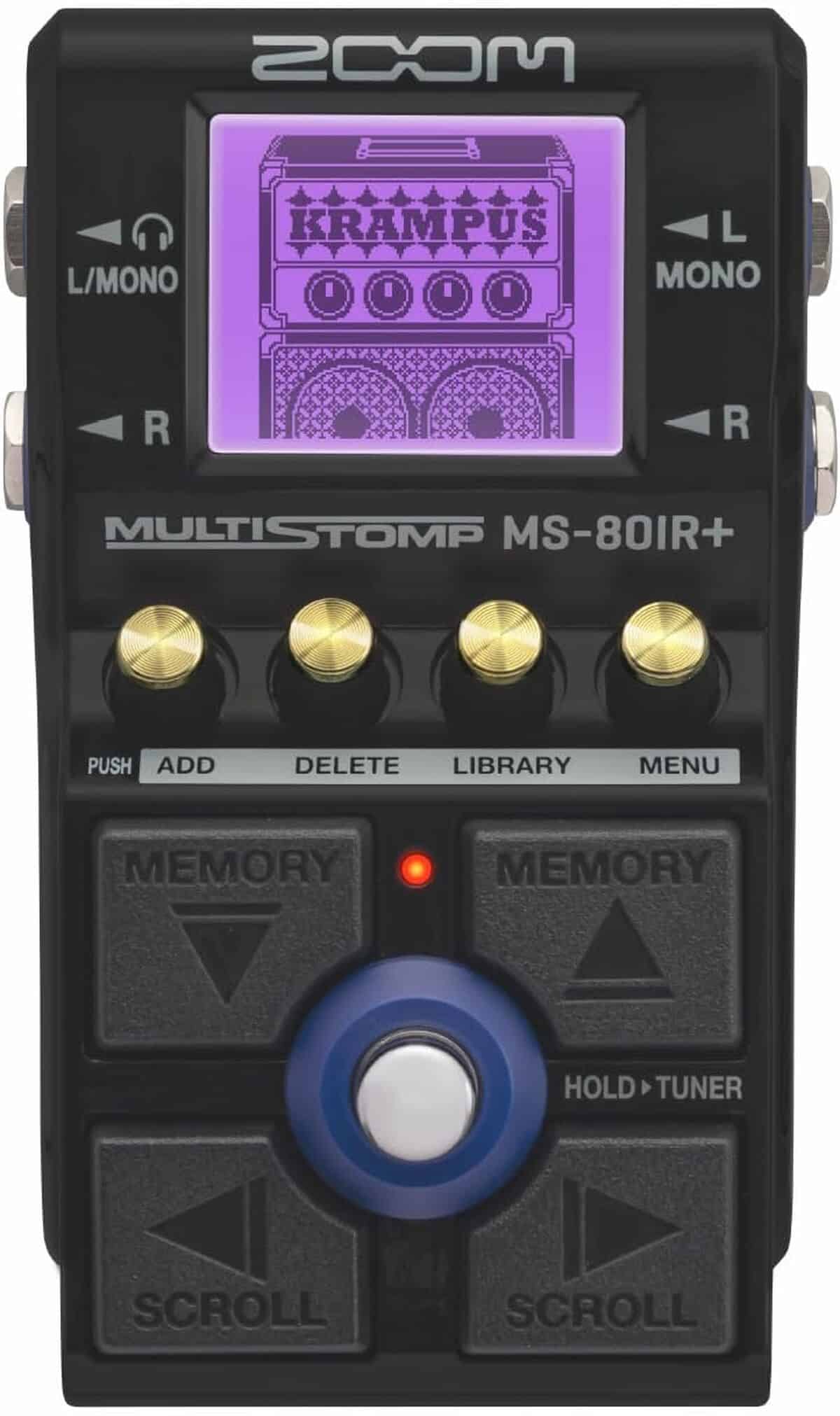 Test du Zoom MS-80IR+ : simulateur d'ampli et enceinte au format pédale