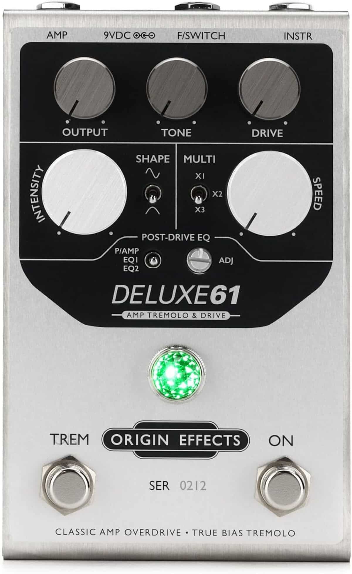Test : pédale Origin Effects Deluxe 61 vibrato