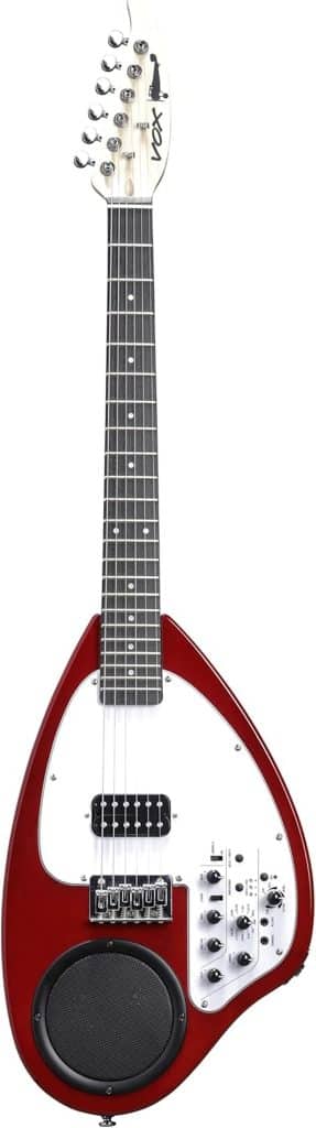 Test : vox APC-1, guitare électrique rouge avec ampli intégré