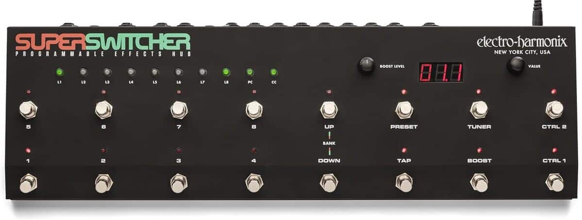 Test : electro Harmonix Super Switcher - la boîte A/B/Y ultime pour guitare