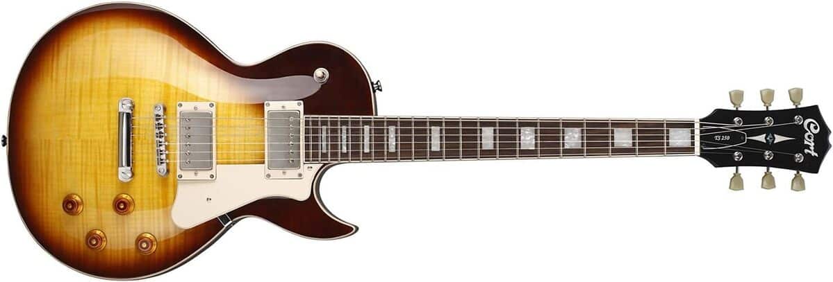 Test de la guitare électrique Cort E-Guitar CR250 vintage burst