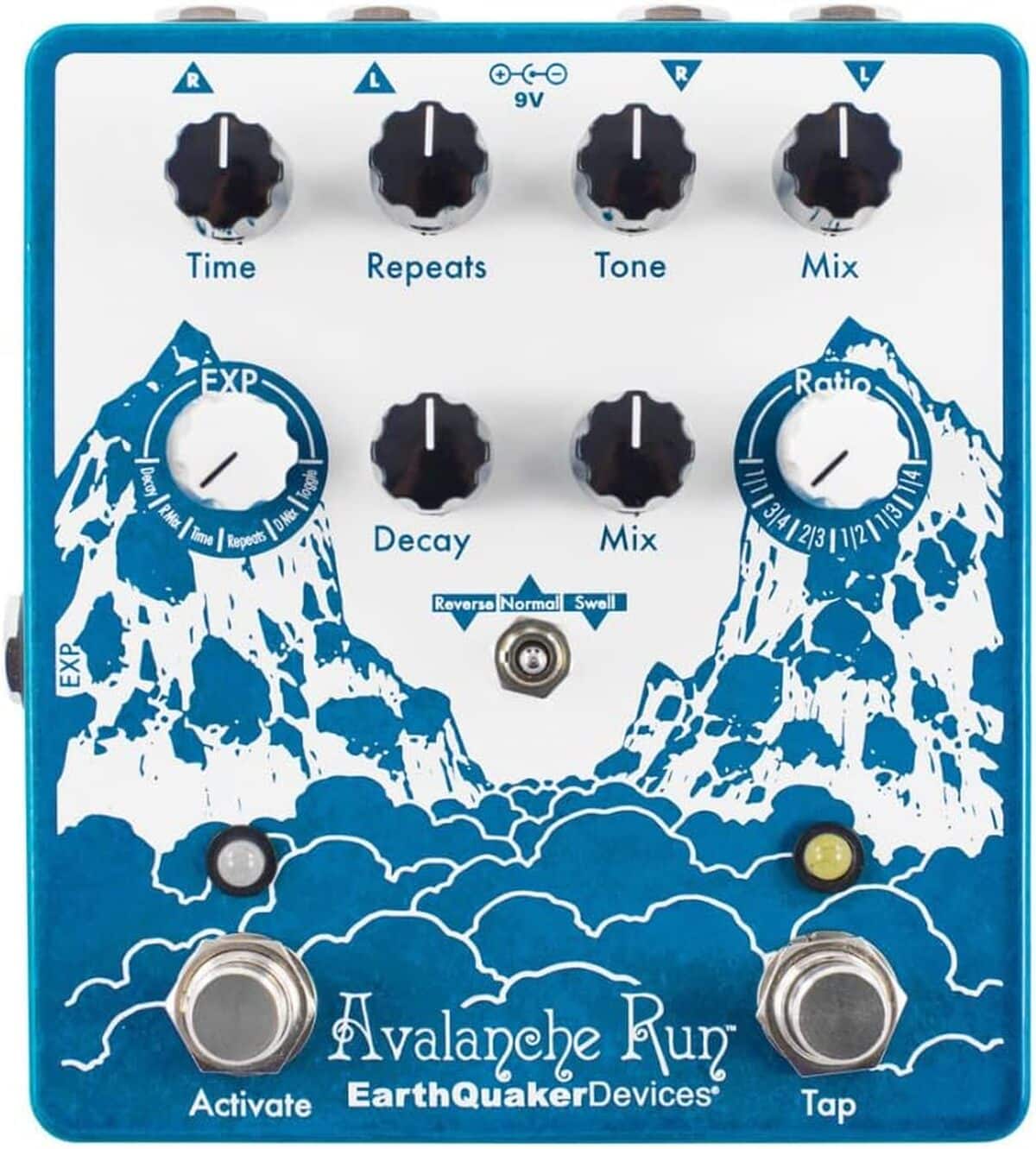 Test : earthQuaker Devices Avalanche Run V2 réverbération et retard