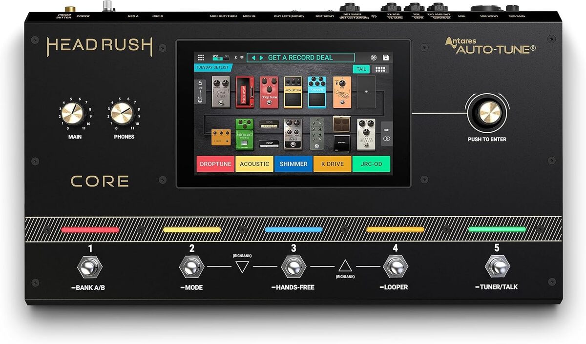 Test : headRush Core, modélisateur d'amplis multicœur ultra-connecté