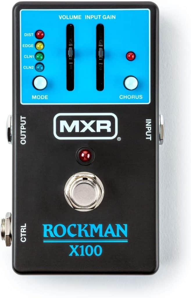 Test : pédale MXR Rockman X100 et ses préréglages bluffants