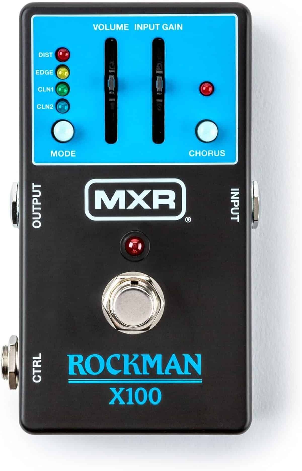 Test : pédale MXR Rockman X100 et ses préréglages bluffants
